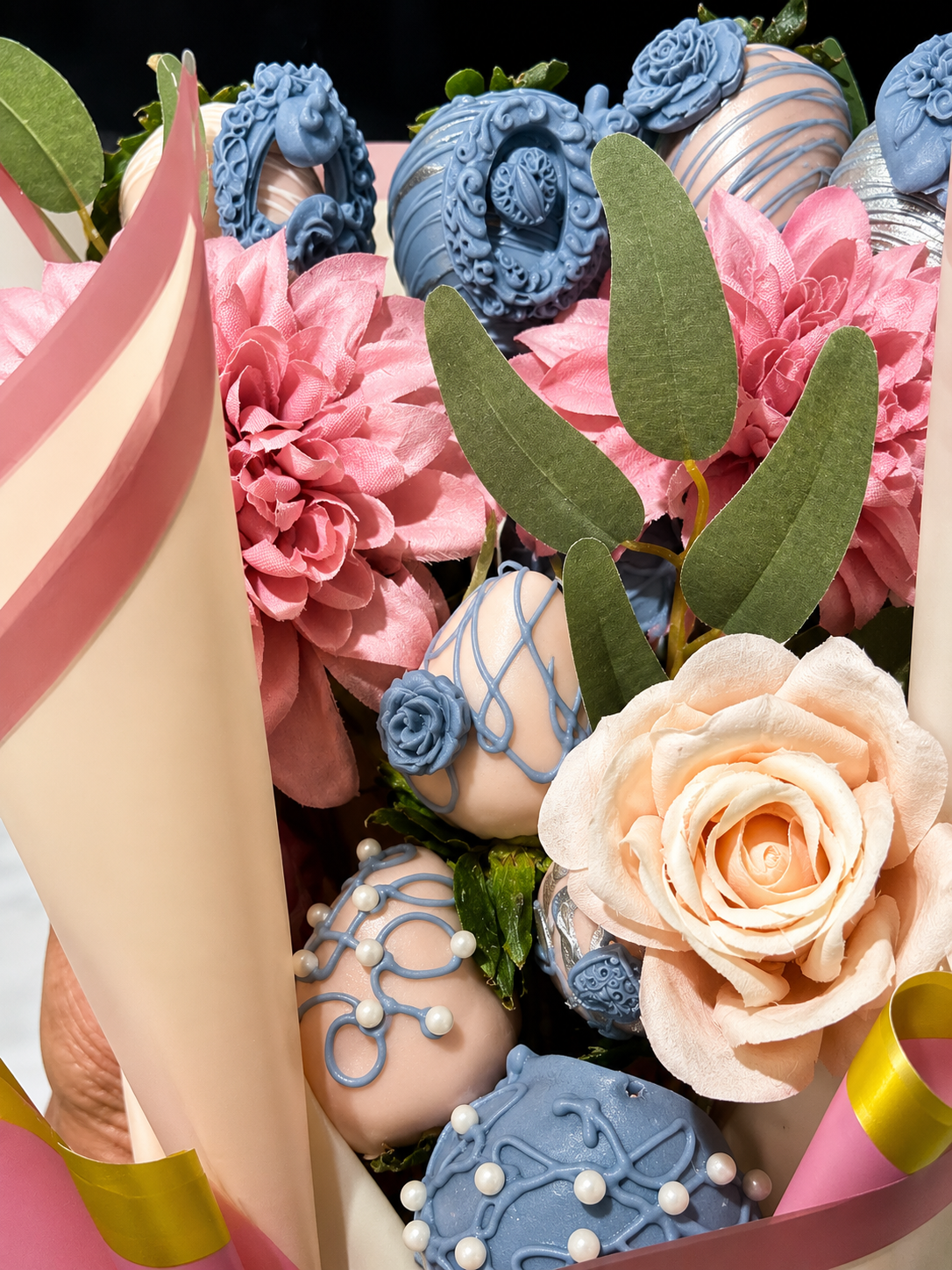 Decorative strawberry bouquet
