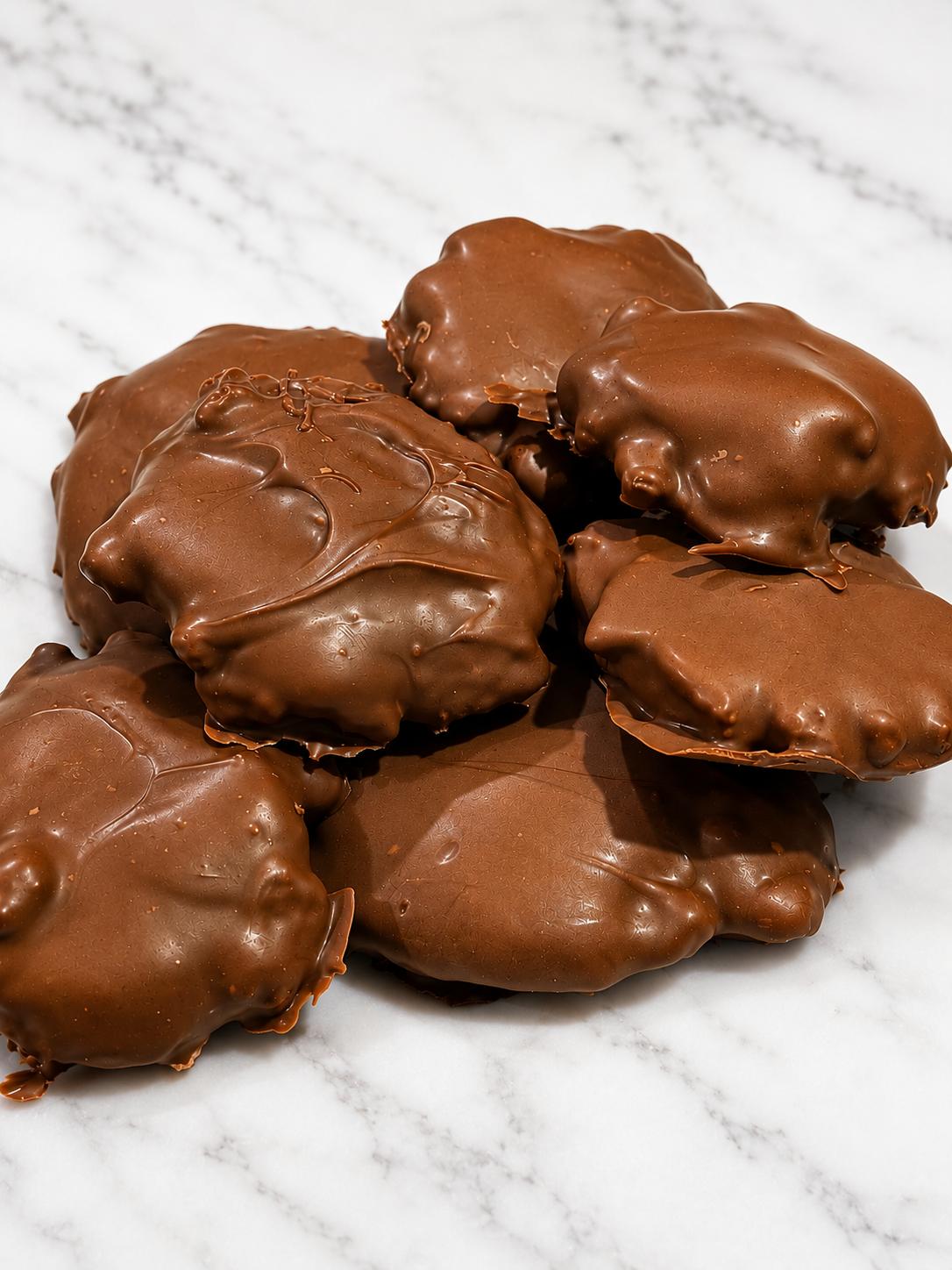 Scratch-made chocolate turtles